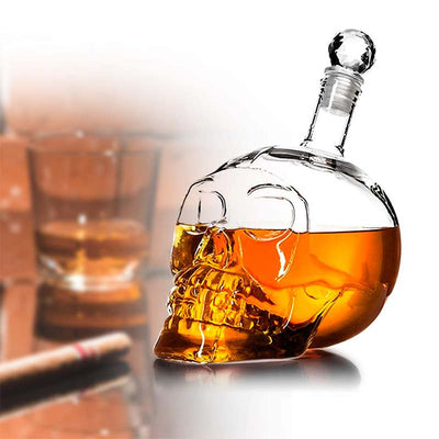 CARAFE WHISKY TÊTE DE MORT - Carafe Whisky